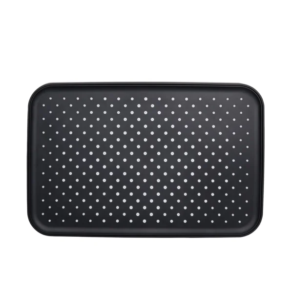 Лейка для верхнего душа Qtap Hlavova 330х220 пластик, черная матовая (QTHLA107BLM45945)