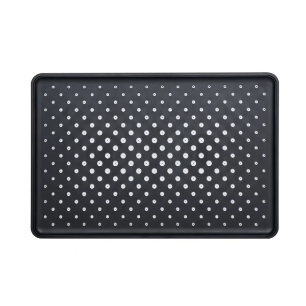 Лейка для верхнего душа Qtap Hlavova 280х190 пластик, черная матовая (QTHLA107BLM45947)