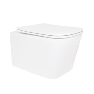 Унитаз подвесной Qtap Crow 520х360 безободковый, белый (QT05335172W)