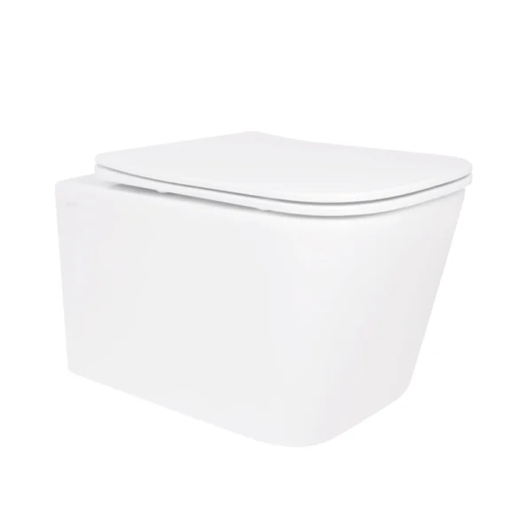 Унитаз подвесной Qtap Crow 520х360 безободковый, белый (QT05335172W)