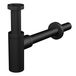 Сифон для раковины AlcaPlast латунь, черный (A400BLACK)