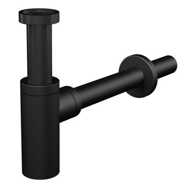 Сифон для раковины AlcaPlast латунь, черный (A400BLACK)
