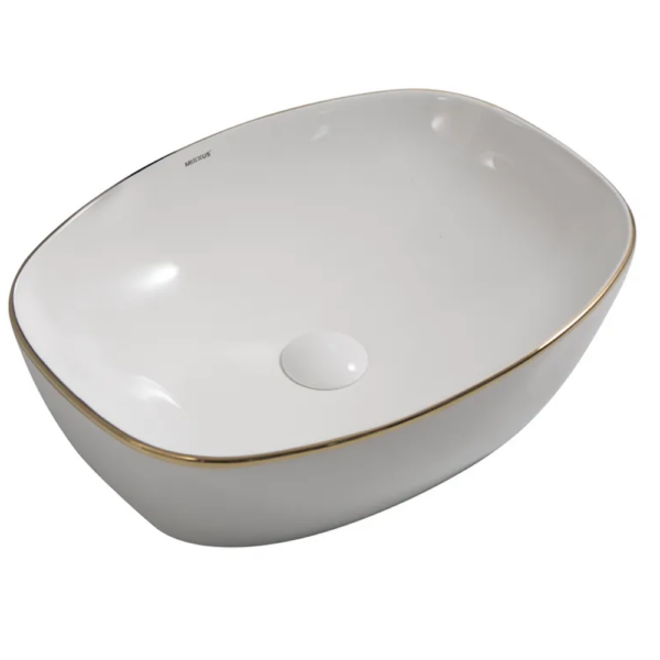 Умывальник накладной Mixxus Premium Diverse-0109 Edge Gold
