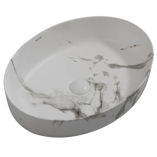 Умывальник накладной Mixxus Premium Ellipse-0104 Marble