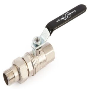 Кран шаровой General Fittings 1 1/2" с сгоном, полнопроходной