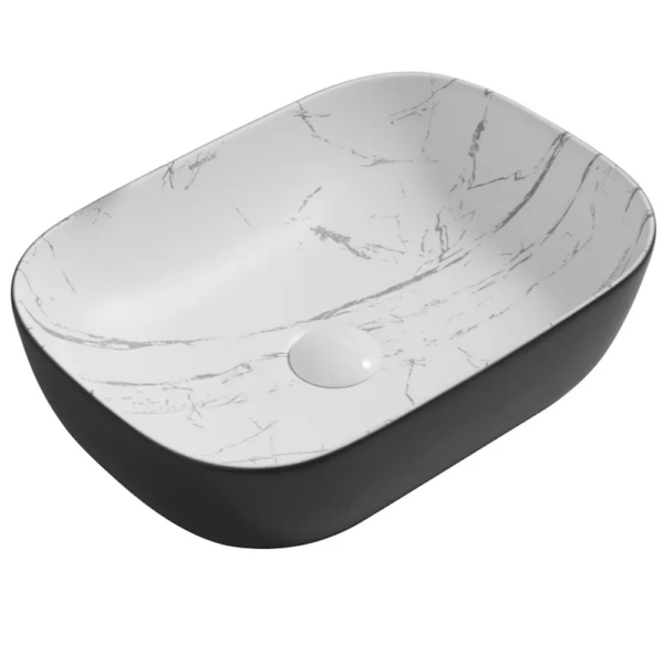 Умывальник накладной Mixxus Premium Diverse-0112 Marble Black