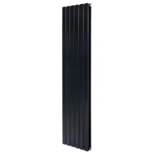 Дизайнерский радиатор ARTTIDESIGN Livorno II 2000x408 вертикальный, черный матовый (LV II.6.200.40.5.B)