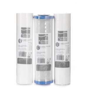 Комплект картриджей для фильтра Platinum Wasser 2,5″х10″ 5 мкм из полипропилена (COMULTRA)