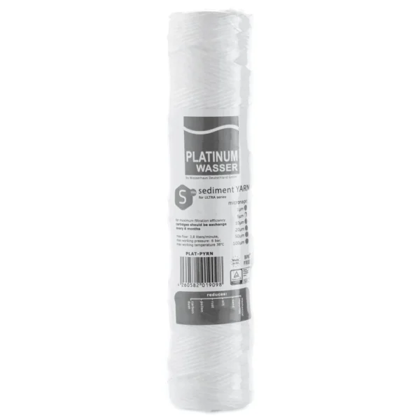 Картридж для фильтра Platinum Wasser 2,5″х10″ 5 мкм полипропиленовая нить (PLAT-PYRN)