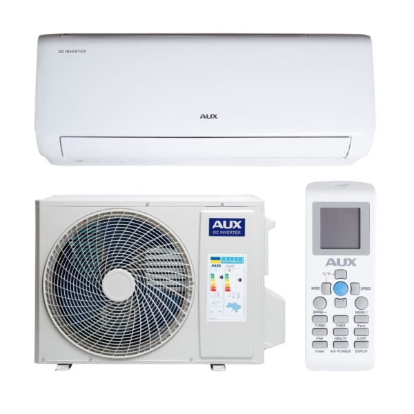 Кондиционер AUX Q-Series ASW-H09QCR3DI 25м2 (-25°С) R32 инверторный, белый + пульт ДУ (Wi-Fi)