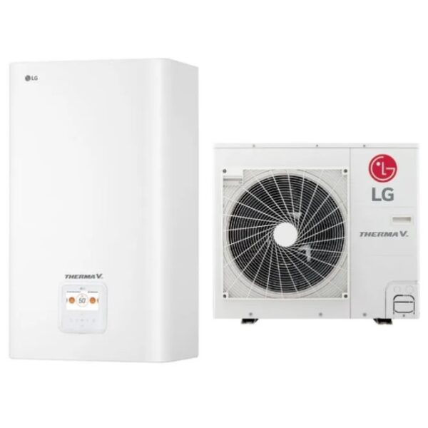 Тепловой насос LG HU091MR.U44/HN091MR.NK5 90м2 (-25°С) R32 Воздух-Вода, инверторный