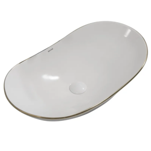 Умывальник накладной Mixxus Premium Wave-0105 Edge Gold