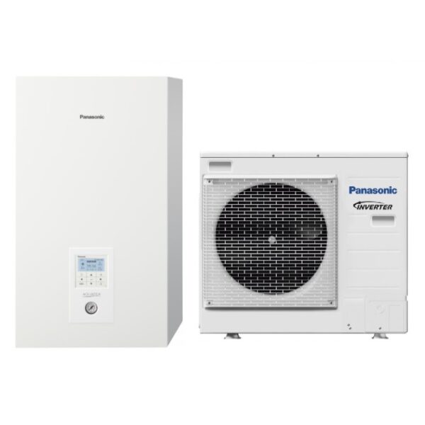Тепловой насос Panasonic High Performance WH-UD03JE5/WH-SDC0305J3E5 130м2 (-20°С) R32 Воздух-Вода, инверторный