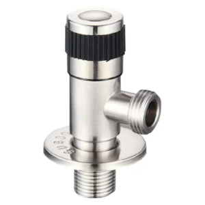 Приборный кран Champion VAL-04 1/2"x1/2" НН угловой, нержавеющая сталь (CH0323)