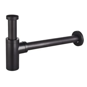 Сифон для раковины Champion 1 1/4" латунь, черный матовый (CH0369)