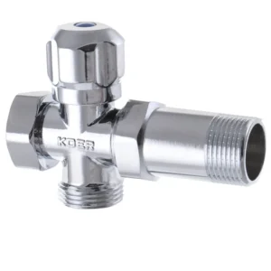 Приборный кран Koer KR.521 3/4″x3/4″3/4" ВНН угловой, латунь (KR0148)