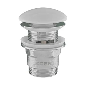 Донный клапан Koer PW-03-11 1 1/4″ для раковины, хром (KR3397)