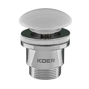 Донный клапан Koer PW-01-11 1 1/4″ для раковины, хром (KR3405)