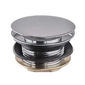 Донный клапан Koer PW-05-01 1 1/2″ для раковины, хром (KR3406)