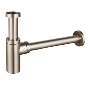 Сифон для раковины Koer BT-01-02 1 1/4" латунь, сатин (KR3408)
