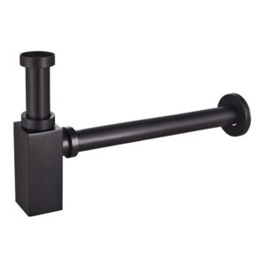 Сифон для раковины Koer BT-02-05 1 1/4" латунь, черный матовый (KR3412)