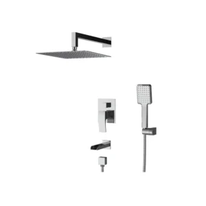 Душевая система Koer KB-68007-01 скрытого монтажа, латунь, хром (KR3466)