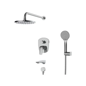 Душевая система Koer KB-64008-01 скрытого монтажа, латунь, хром (KR3476)