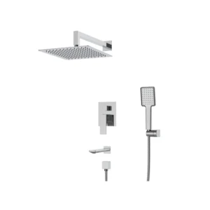 Душевая система Koer KB-64010-01 скрытого монтажа, латунь, хром (KR3492)
