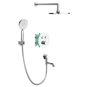 Душевая система Koer KB-67012-01 скрытого монтажа, латунь, хром (KR4728)