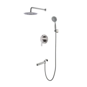Душевая система Koer KI-66016-02 скрытого монтажа, нержавеющая сталь (KR4792)