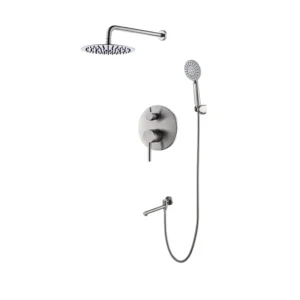 Душевая система Koer KI-66018-02 скрытого монтажа, нержавеющая сталь (KR4794)