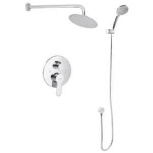 Душевая система Zerix LR2403-2 скрытого монтажа, латунь, хром (LL1210)