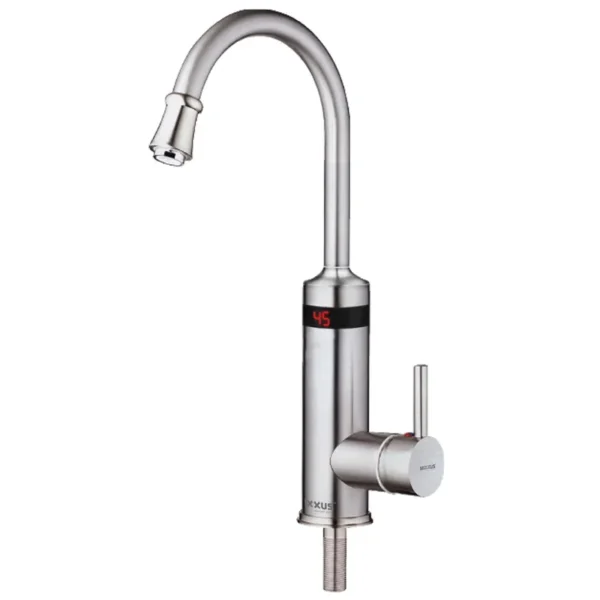 Проточный водонагреватель Mixxus Electra 340-ES 240 В 3,6 кВт с дисплеем, хром (MI2752)