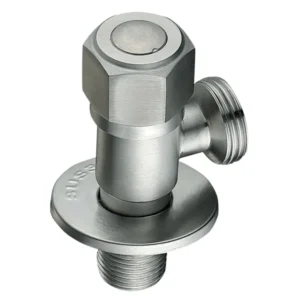 Приборный кран Mixxus VAL-07 1/2″x3/4″ НН угловой, нержавеющая сталь (MI6810)