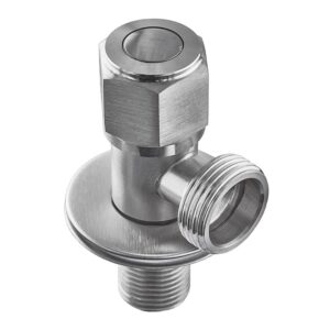 Приборный кран Mixxus VAL-07 1/2″x3/4″ НН угловой, нержавеющая сталь (MI6057)