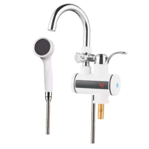 Проточный водонагреватель Mixxus Electra 280-E 240 В 3 кВт с дисплеем, белый (MI6114)