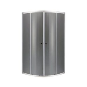 Душевая кабина Mixxus PLAIN 185х90 полукруглая, стекло 4 мм, без подонна (MI6900)