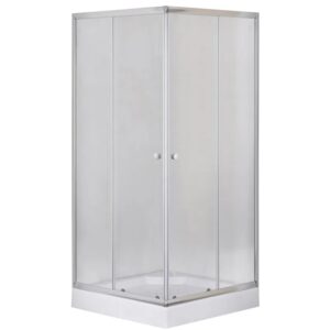 Душевая кабина Mixxus CUBIC 195х100 квадратная, стекло 4 мм + поддон 100х100 хром (MI6904)