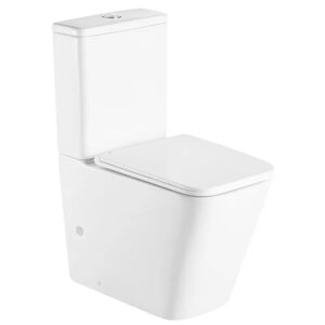 Унитаз напольный Mixxus Premium Quadro-0401-R 610×345 безободковый, белый (MP6457)