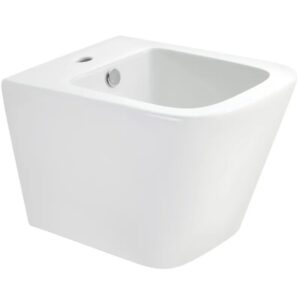 Биде подвесное Mixxus Premium Quadro 485×345 овальное, без сиденья, белое (MP6459)