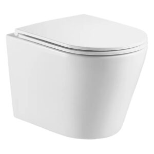 Унитаз подвесной Mixxus Premium Bevel-0301-R 515х355 безободковый, белый матовый (MP6470)