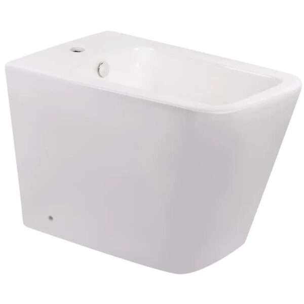 Биде напольное Mixxus Premium QUADRO 600×355 прямоугольное, без сиденья, белое (MP6589)