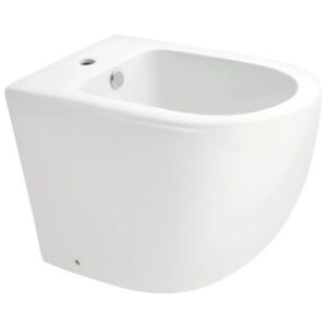 Биде напольное Mixxus Premium ELLIPSE 560×360 полукруглое, без сиденья, белое (MP6594)