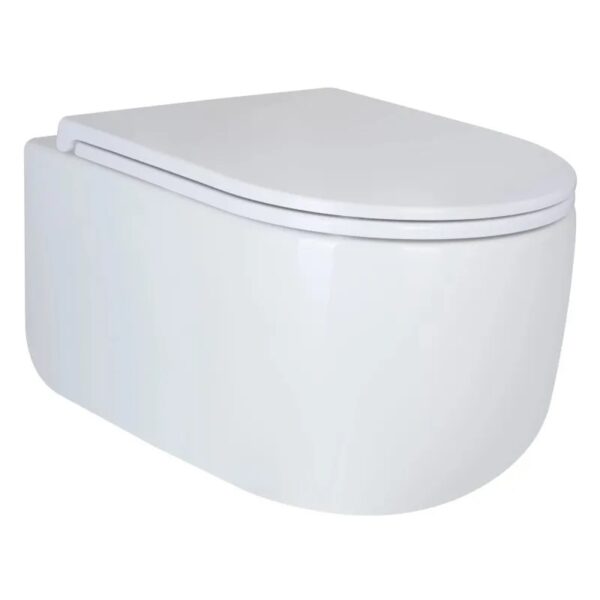 Унитаз подвесной Mixxus Premium Topper-0302-T3 490х360 безободковый, белый (MP6599)