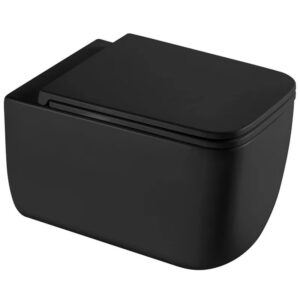 Унитаз подвесной Mixxus Premium Diverse-0301-T1 530х365 безободковый, черный матовый (MP6600)