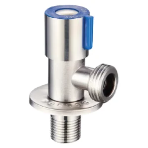 Приборный кран Zerix VAL-03 1/2″x3/4" НН угловой, нержавеющая сталь (MX0685)