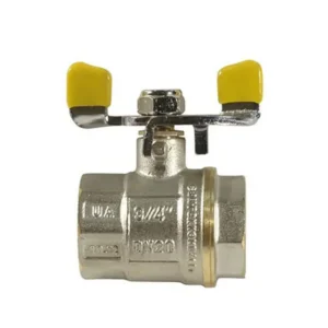 Кран шаровой Санком ART.602 3/4″ ВВ прямой, латунь (SK0098)