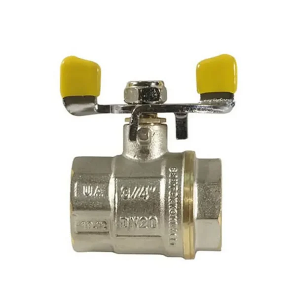 Кран шаровой Санком ART.602 3/4″ ВВ прямой, латунь (SK0098)