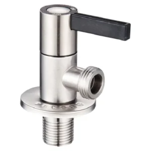 Приборный кран Zerix VAL-11 1/2″x1/2" НН угловой, нержавеющая сталь (ZX5104)