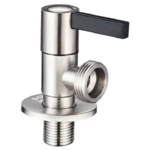 Приборный кран Zerix VAL-12 1/2″x3/4" НН угловой, нержавеющая сталь (ZX5105)